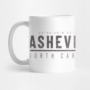 Visiting NC Mountain Cities Asheville, NC Camping Mug